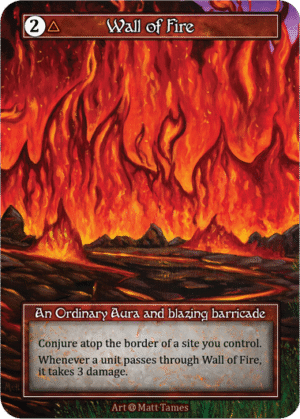 Wall of Fire Alpha Foil