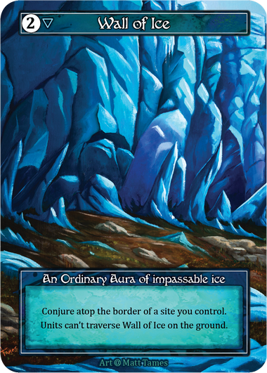 Wall of Ice Alpha Foil