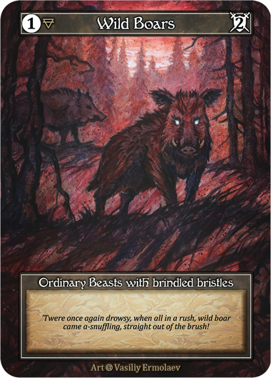 Wild Boars Alpha Foil