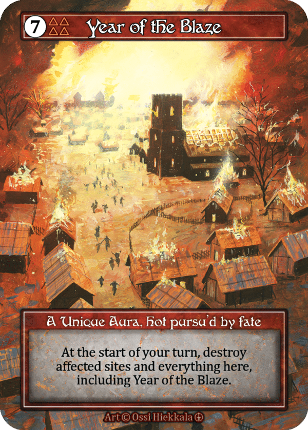 Year of the Blaze Foil