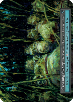 got-croaking_swamp-b-f Croaking Swamp Foil