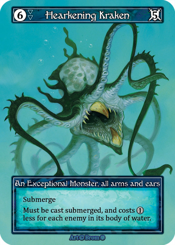 Hearkening Kraken Foil
