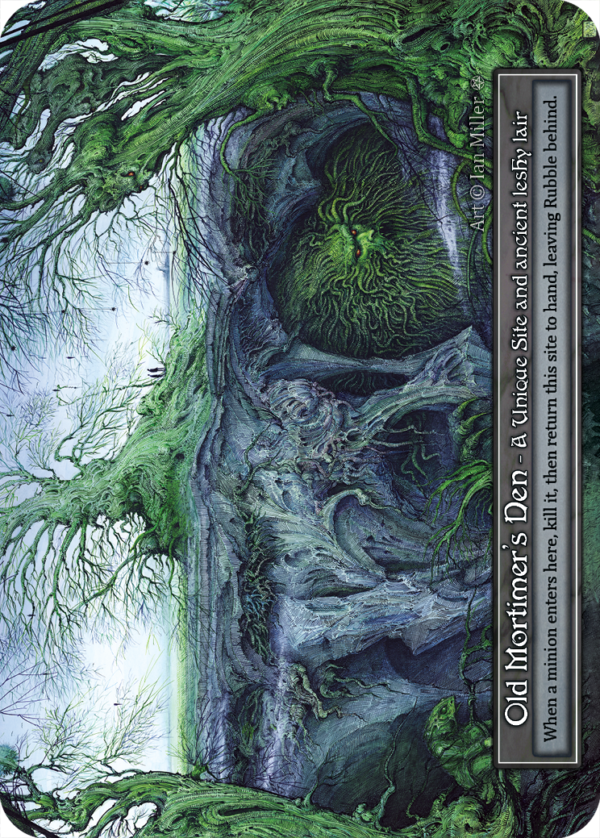 Old Mortimers Den Foil