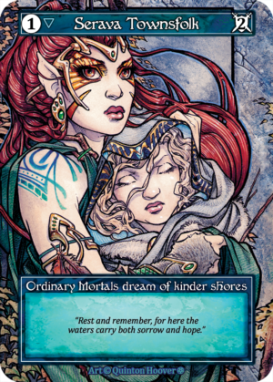 Serava Townsfolk Foil