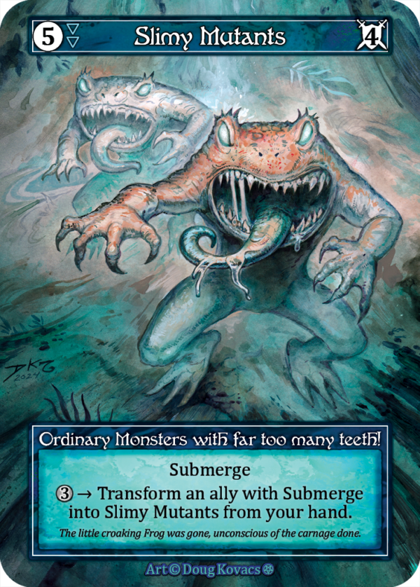 Slimy Mutants Foil