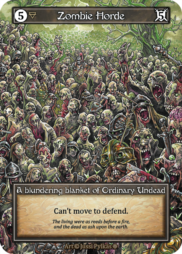 Zombie Horde Foil